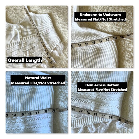 No Boundaries Sweater Tank Top with Fringe Hem Sz XL (15-17) NWT - Picture 11 of 12